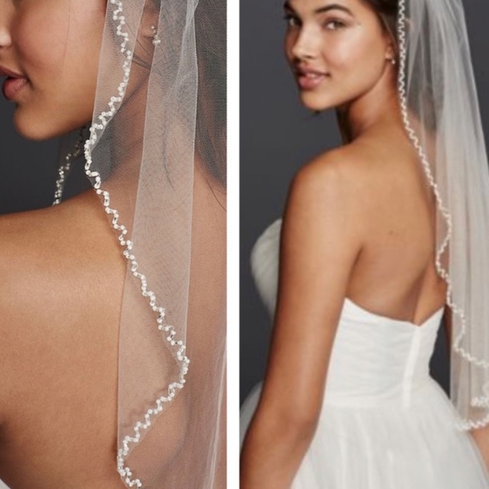David’s Bridal Veil- Excellent Condition